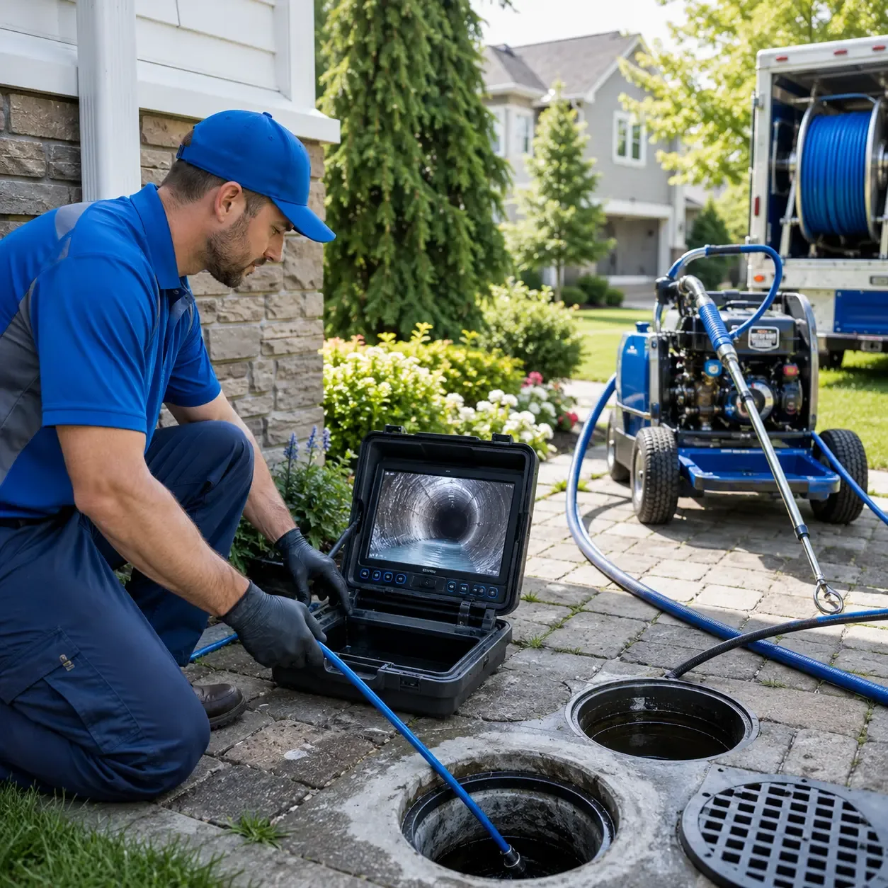 Outdoor drain cleaning professionals serving Crossroads, NM